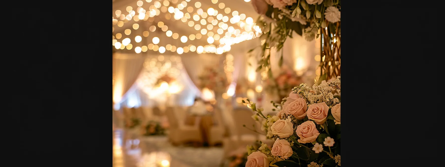 a beautifully arranged wedding scene with a videographer skillfully capturing intimate moments.